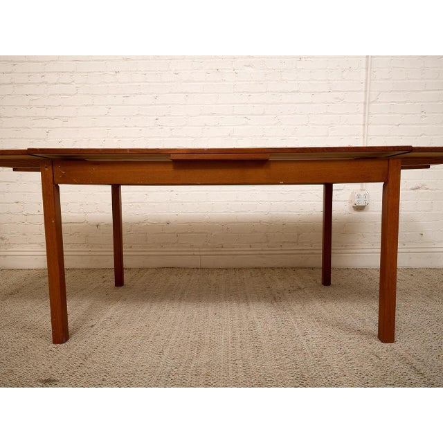 Mid 20th Century Mid 20th Century Danish Modern Teak Dining Table For Sale - Image 5 of 11