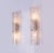 Wonderful mirror wall lights with murano glass shades on a brass frame. Sconces shine beautifully and provide a lot of...