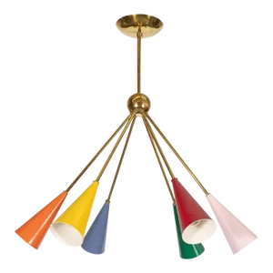 Early 21st Century Colorful "Harlequin" Chandelier