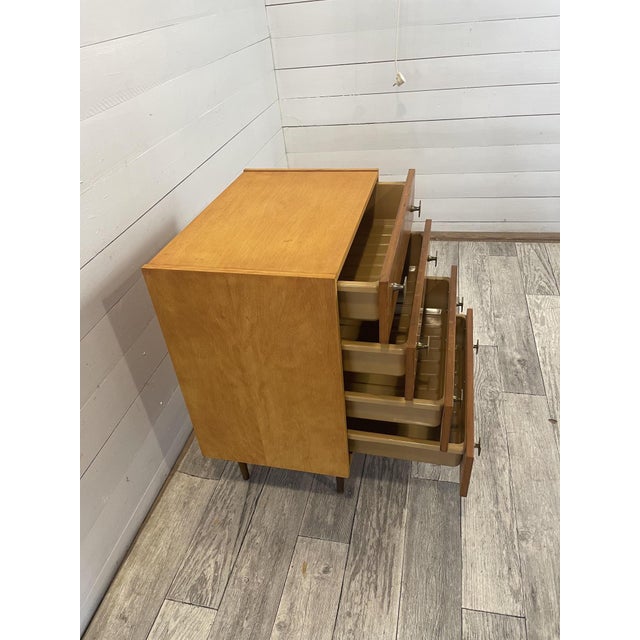 1970s Vintage Commode with Four Drawers by U.P. Zavody Bucovice, Czech Republic, 1970 For Sale - Image 5 of 8