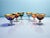 Set of six Murano glass bowls, 1970s. The bowls, with a classic and elegant design, featuring one of the most typical...