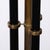 Art Deco Scroll Form Base Machine Age Cylindrical Vitrolite & Bronze Floor Lamp For Sale - Image 4 of 18