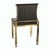 "Pagina" Chair With Bronze and Tailor Made Leather For Sale - Image 4 of 9