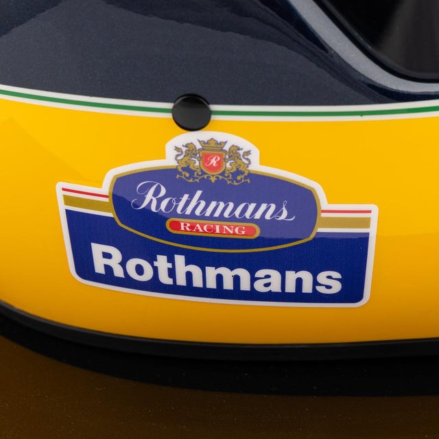 Ayrton Senna F1 1994 Edition Racing Helmet Replica by Sid Mosca, 2010s For Sale - Image 17 of 18