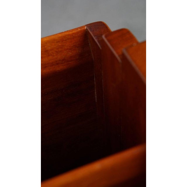 Brown Art Deco Magazine Rack Decoforma Series from Schuitema For Sale - Image 8 of 9