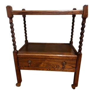 1920s Antique English Tea Cart For Sale