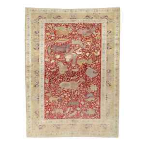 Galerie Shabab Collection Early 20th Century Turkish Kayseri Pictorial Rug