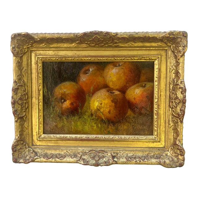 Painting of Russet Apples by Adelaide Palmer For Sale