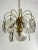Murano Glass and Brass Chandelier by Vistosi, 1970s For Sale - Image 6 of 12