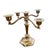 A striking French Art Deco candelabra from the 1920s, crafted in silver-plated metal. This elegant five-light piece...
