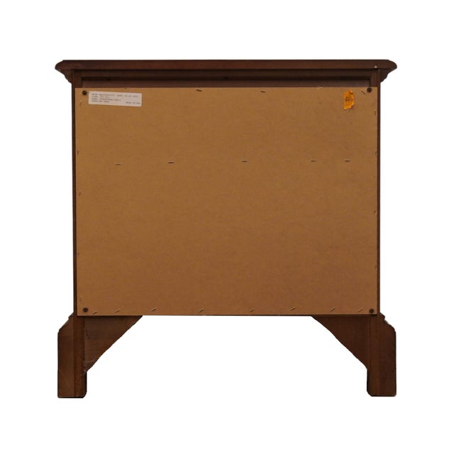 American Drew Cherry Contemporary Traditional Style 26" Three Drawer Nightstand 761-413 For Sale - Image 11 of 12