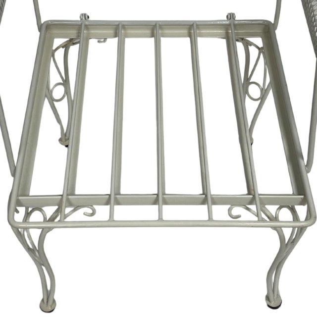 Italian Chair with Folding Backrest in Painted Iron, 1970s For Sale - Image 15 of 16