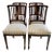 Edwardian Mahogany Inlaid Dining Chairs, 1900s, Set of 4 For Sale