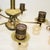 Antique 5 Light Bronze Chandelier With Opalescent Amber Shades For Sale - Image 4 of 7