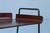 Mid-Century Modern Curved Metal and Mahogany Shelf from Carlo Ratti, 1950s For Sale - Image 3 of 13