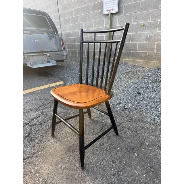 Late 20th Century Set of 4 Attributed toHitchcock Birdcage Dining Side Chairs For Sale - Image 14 of 17