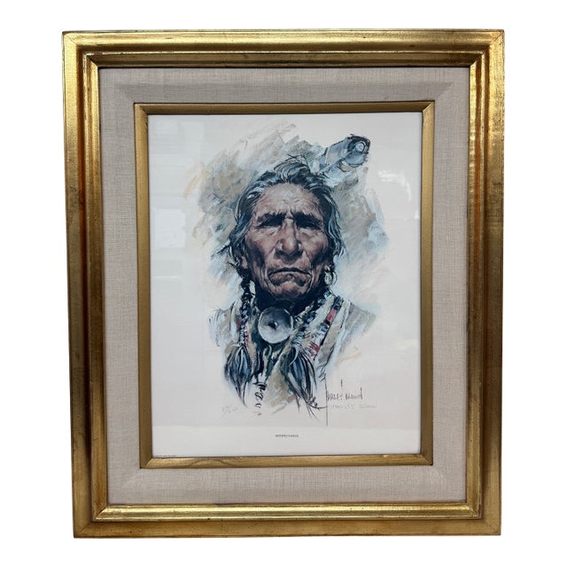 Harley Brown Sitting Eagle Lithograph, Signed For Sale