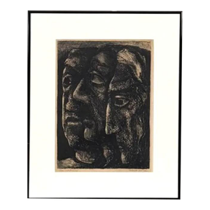Mid 20th Century New York School Abstractionist Original Lithograph Signed Albert Kotin