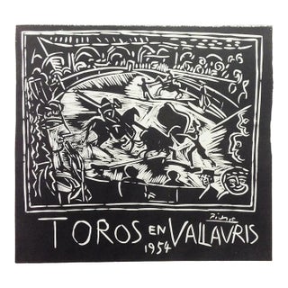 Picasso Lithograph 71 Toros en Vallauris 1954 For Sale