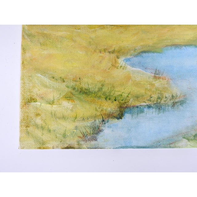 2010s Contemporary Mountain Valley Stream Landscape Painting For Sale - Image 5 of 7