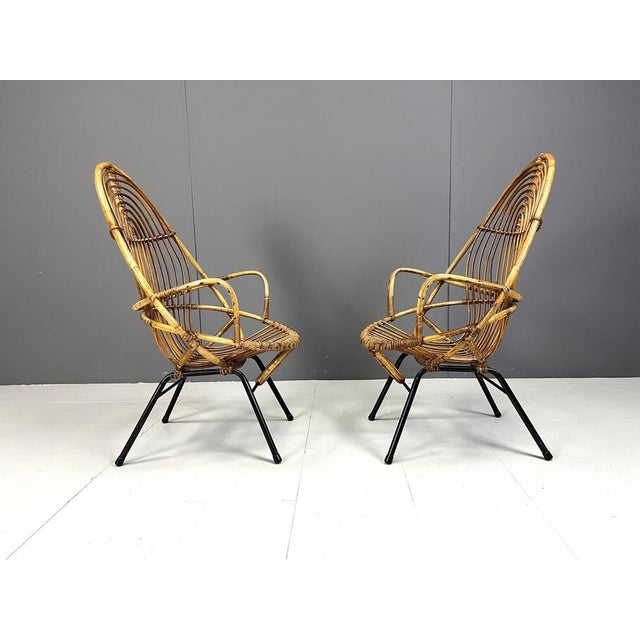 1960s Mid-Century Chairs by Rohe Nordwolde, Netherlands, 1960s, Set of 2 For Sale - Image 5 of 12