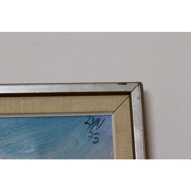 1970s Lars Yngve Nilsson, Marsdag Arrie, 1973, Oil on Canvas, Framed For Sale - Image 5 of 10