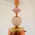 1990s Pink and Amber Murano Glass Pendant Lights - Pair For Sale - Image 11 of 13