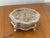Metal Vintage Silverplate Crest Trinket Box With Lion Paw Feet For Sale - Image 7 of 11