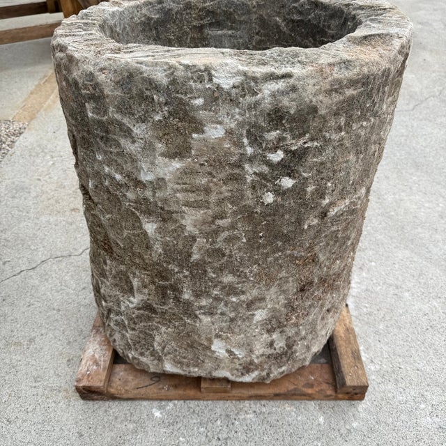 Stone Antique Limestone Trough 51226d For Sale - Image 7 of 9