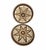 Awesome set of 2 cowrie shell round wall hangings. They are hand woven and no two are exactly alike. These make a nice...