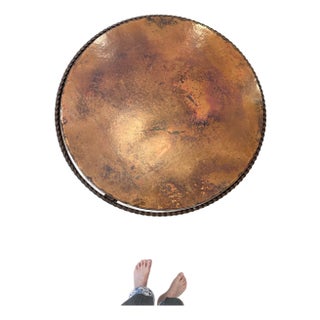Hammered Copper Coffee Table For Sale