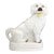 LG. Antique Staffordshire Basket Dog For Sale