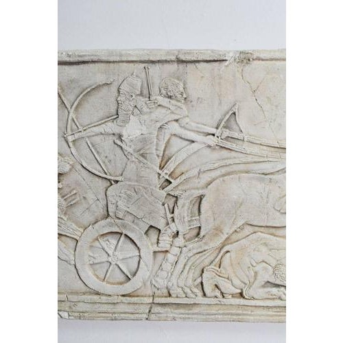 1960s Antiquity Cast Wall Plaster Low Relief, 1960s. For Sale - Image 5 of 6