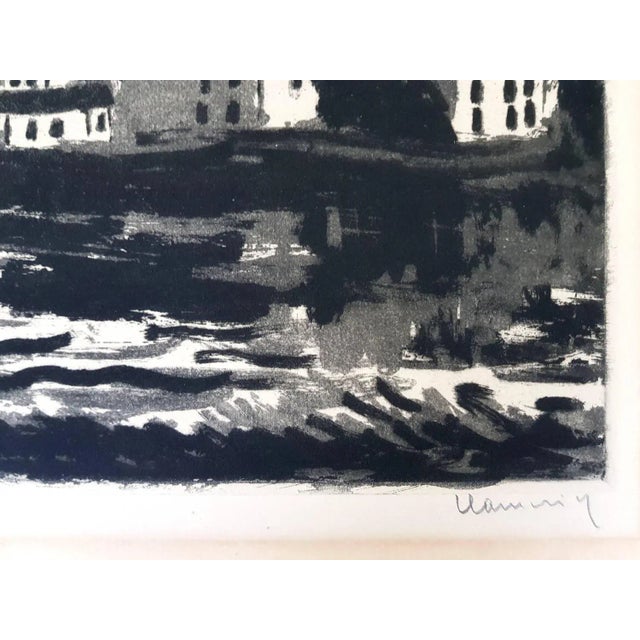 Maurice de Vlaminck - Original Handsigned Etching Title: L'Oise à Cergy Reference: Catalogue raisonné Walterskirchen,...