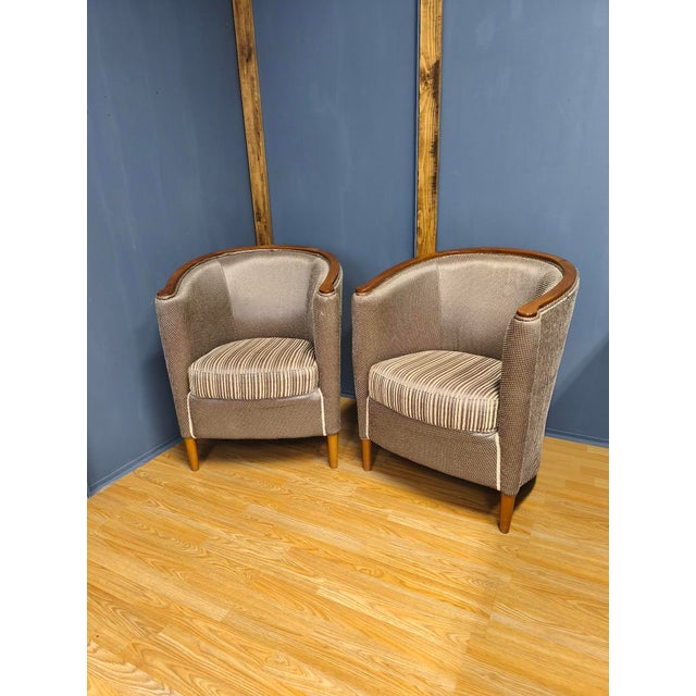 Art Deco Armchairs, 1930s, Set of 2 For Sale - Image 3 of 18