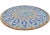 Mid 20th Century Blue & Orange Andalusian-Patterned Ceramic Plate For Sale In New York - Image 6 of 11