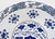 2000 - 2009 Mma Iznik Turkey Large Decorative Bowl With Grapes Design Blue, Green and White For Sale - Image 5 of 9
