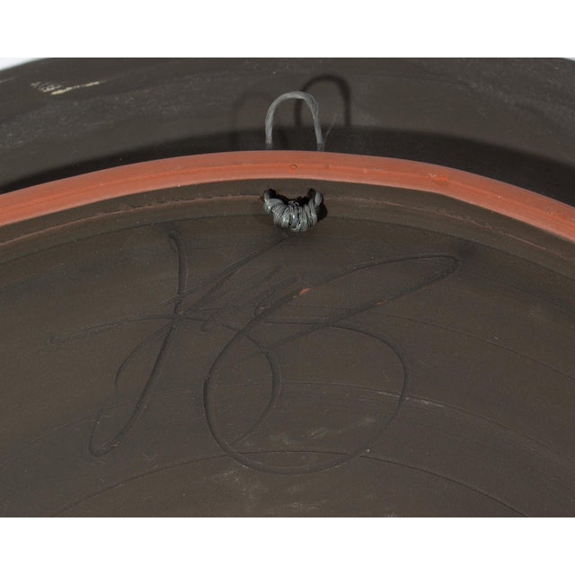 Studio Pottery Wall Charger by Jim Kemp For Sale In Indianapolis - Image 6 of 7