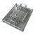 1960s Vintage Lucite Buffet Caddy Utensil Rack & Organizer For Sale