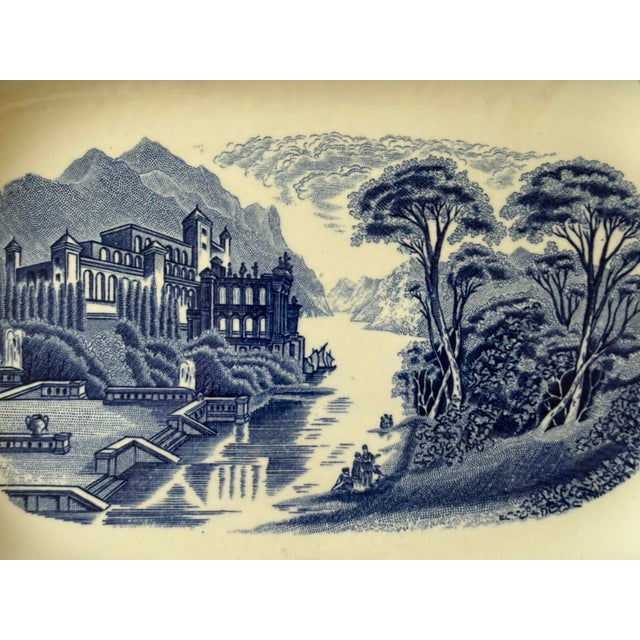 Early 20th Century Vintage Royal Sphinx Maastricht Old England Oval Plates - Set of 5 For Sale - Image 5 of 12