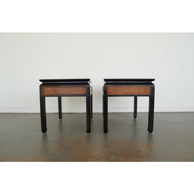 These vintage Century Furniture Ming Chinoiserie side tables reflect the brand’s refined take on classic Asian-inspired...