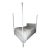 White Lacquer Bamboo-Style Queen Canopy Bed With Cane Headboard Attributed to Oly Studio For Sale