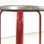 Modern Italian Round Coffee Table in Red Metal, 1980s For Sale - Image 10 of 13