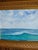 Metal Framed Ocean View Watercolor Painting For Sale - Image 7 of 8