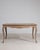 Early 20th Century France Weathered Whitewash Carved Cerused Oak Console For Sale - Image 9 of 11