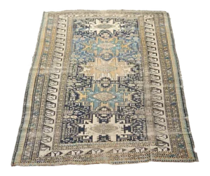Antique Edwin Shirvan Kuba Caucasus Mountains Rug, 4 x 6