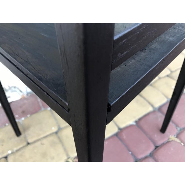 Art Deco Oak Table with Flower Shelves, 1940s For Sale - Image 18 of 18