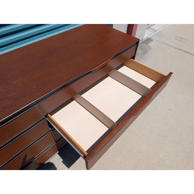 Mid Century Modern Walnut Dresser by John Kapel for Glenn of California, C1960s For Sale - Image 11 of 18