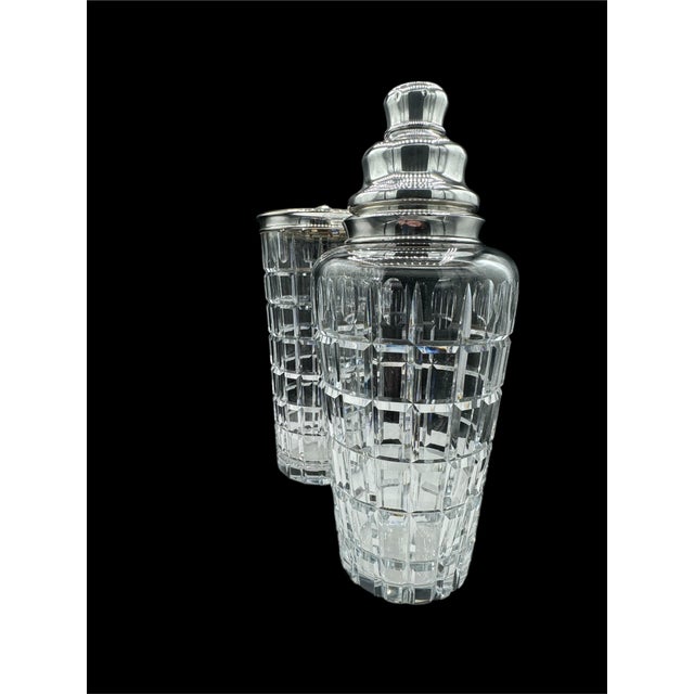 Hawkes Cut Glass Cocktail Shaker & Pitcher - Set of 2 For Sale - Image 9 of 12