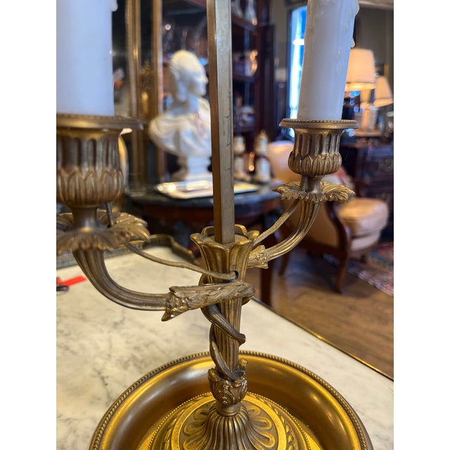 Circa 1900 Louis XVI Style Bouillotte Lamp For Sale In Phoenix - Image 6 of 6